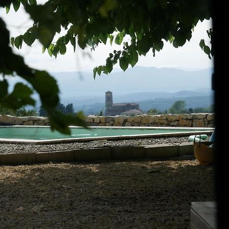 Les Agaves Piscine Panoramique Vue Exceptionnelle Grospierres Exterior foto